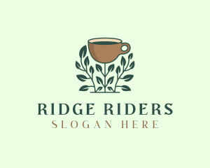 Coffee Cup Plant logo design