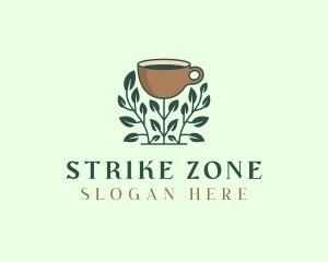 Coffee Cup Plant logo design