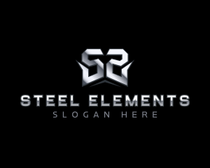 Industrial Metal Letter S logo