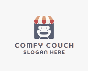 Chair Couch Furniture  logo design