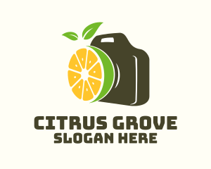 Citrus Fruit Camera logo design