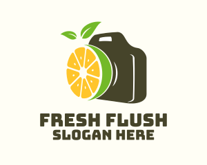 Citrus Fruit Camera logo design