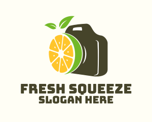 Citrus Fruit Camera logo design