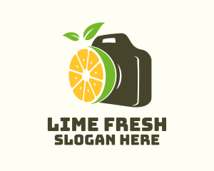 Citrus Fruit Camera logo design