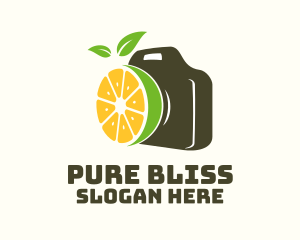 Citrus Fruit Camera logo design