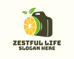 Citrus Fruit Camera logo design