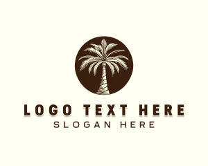 Farm Palm Tree logo