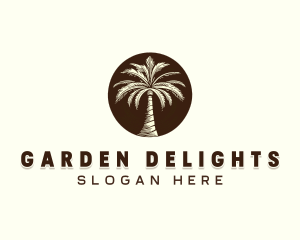 Farm Palm Tree logo design