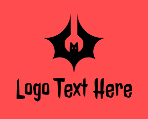 Flying Spooky Bat  logo