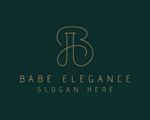 Modern Boutique Letter B  logo design