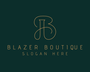 Modern Boutique Letter B  logo design