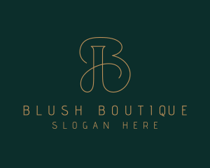 Modern Boutique Letter B  logo design