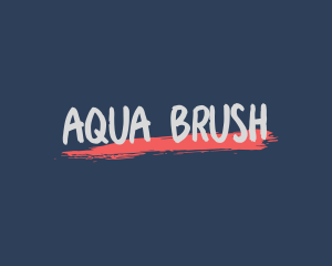 Brush Texture Business logo design