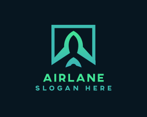 Aircraft Aviation Airport logo