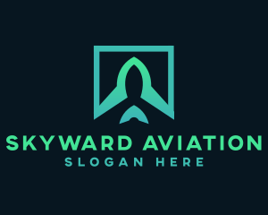 Aircraft Aviation Airport logo