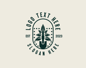 Leaf Gardening Shovel logo