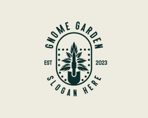 Leaf Gardening Shovel logo design