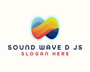 Liquid Fire Wave logo design