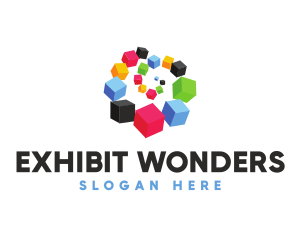 Colorful Cube Box Spiral logo