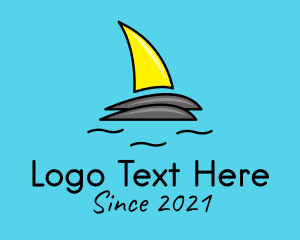 Beach Sailboat Fin logo