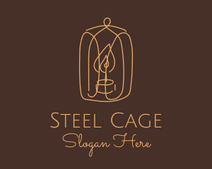 Cage Tealight Candle logo