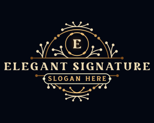 Decorative Luxury Ornament logo design