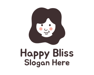 Happy Girl Salon   logo design