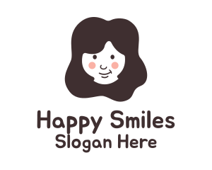 Happy Girl Salon   logo design