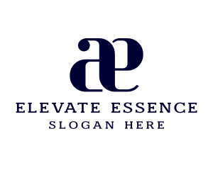 Elegant Studio Letter AE logo