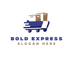 Delivery Package Express logo design