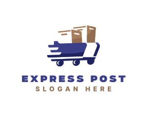 Delivery Package Express logo design