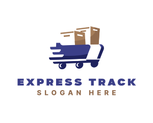 Delivery Package Express logo design