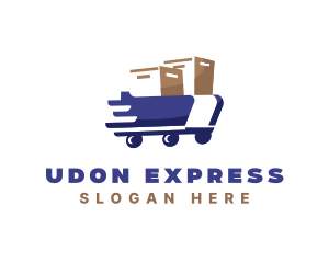 Delivery Package Express logo design