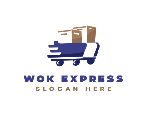 Delivery Package Express logo design