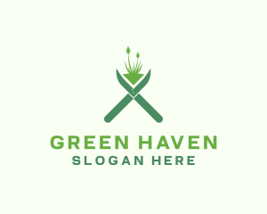 Garden Scissor Landscaping logo design