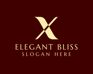 Premium Elegant Letter X logo