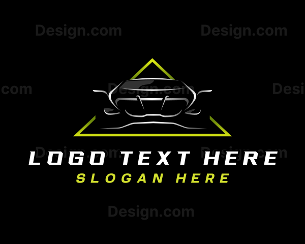 Luxury Car Mechanic Sedan Logo