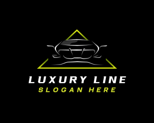 Luxury Car Mechanic Sedan logo design