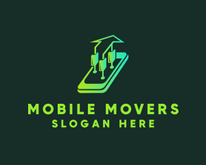 Digital Stocks Mobile logo design