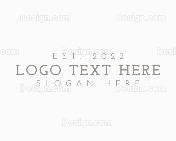 Elegant Fashion Photographer Logo