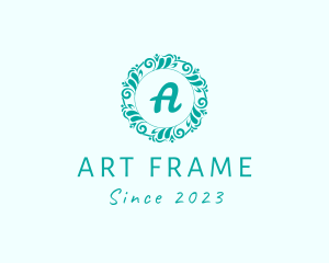 Round Victorian Frame logo design