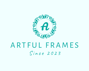 Round Victorian Frame logo design