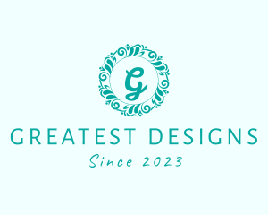 Round Victorian Frame logo design