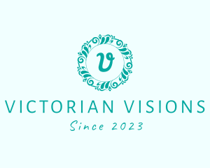 Round Victorian Frame logo design