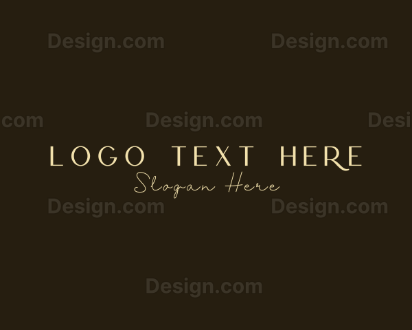 Elegant Salon Business Logo