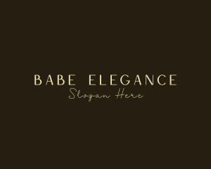 Elegant Salon Business logo design