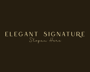 Elegant Salon Business logo design