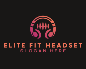 Audio Sound Headset logo design