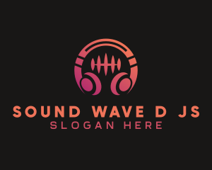 Audio Sound Headset logo design