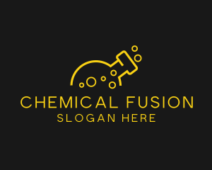 Chemical Flask Lab logo design